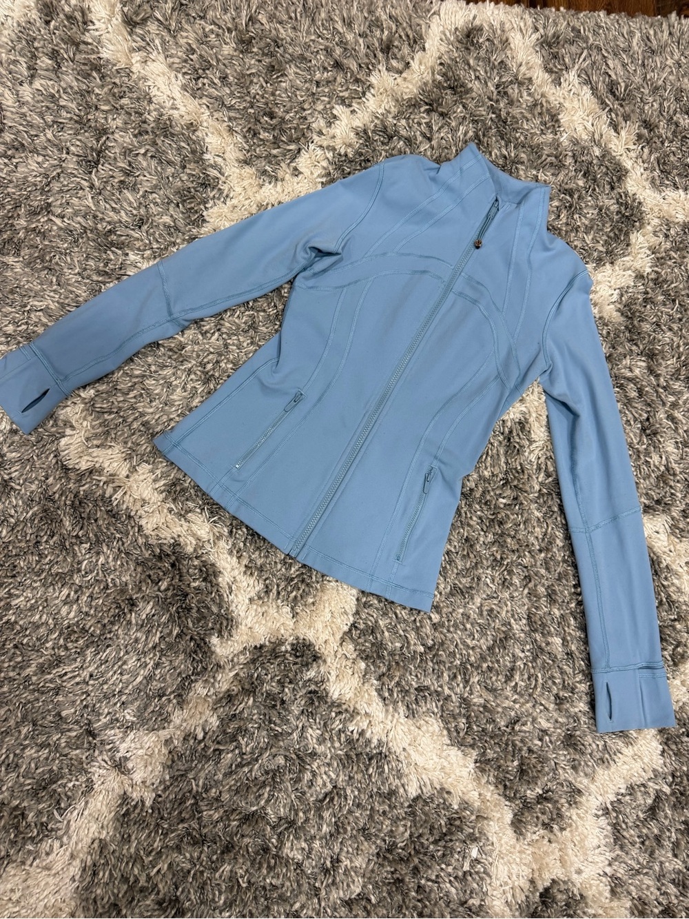 lululemon athletica Powder Blue Full-Zip Define Jacket